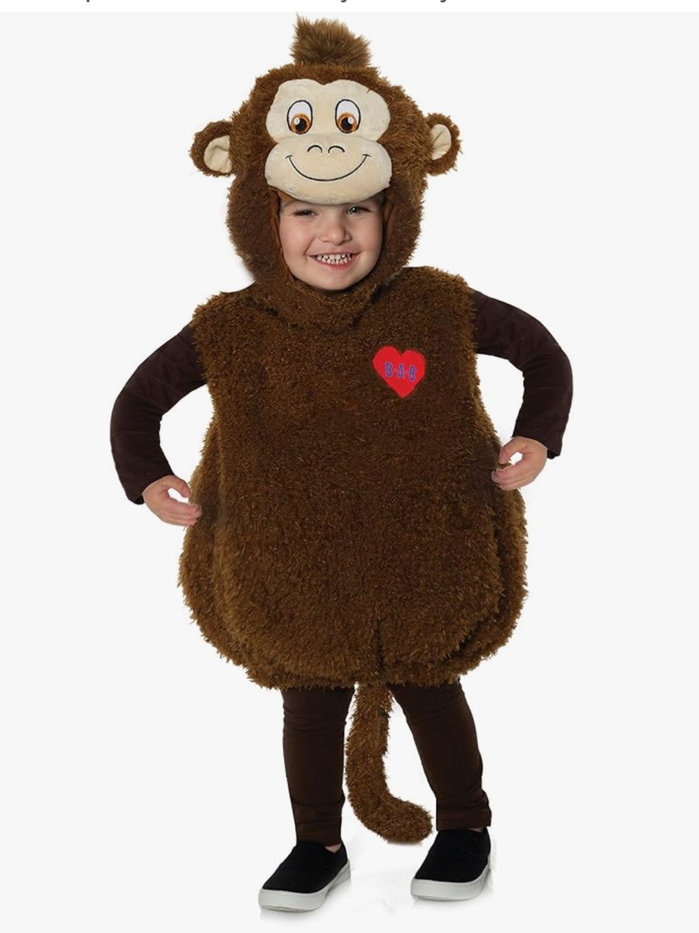 Build-A-Bear Smiley Monkey Toddler Halloween Costume